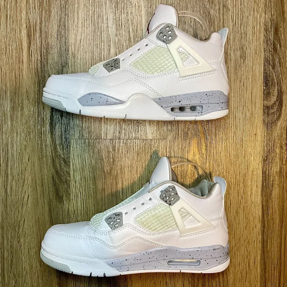 Size 6.5 - Jordan‎ 4 Retro Mid White Oreo CT8527-100